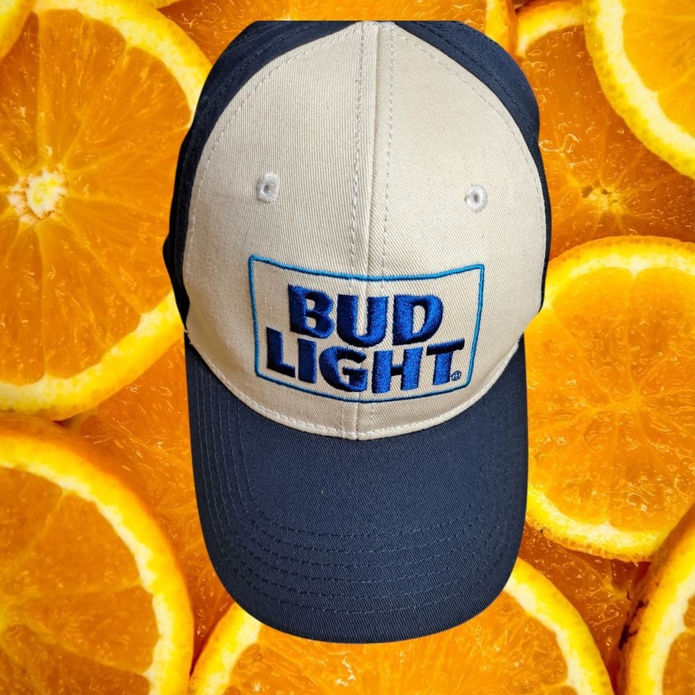 Bud Light Baseball Cap Trucker Hat Adjustable‎ Snapback Beer Promo